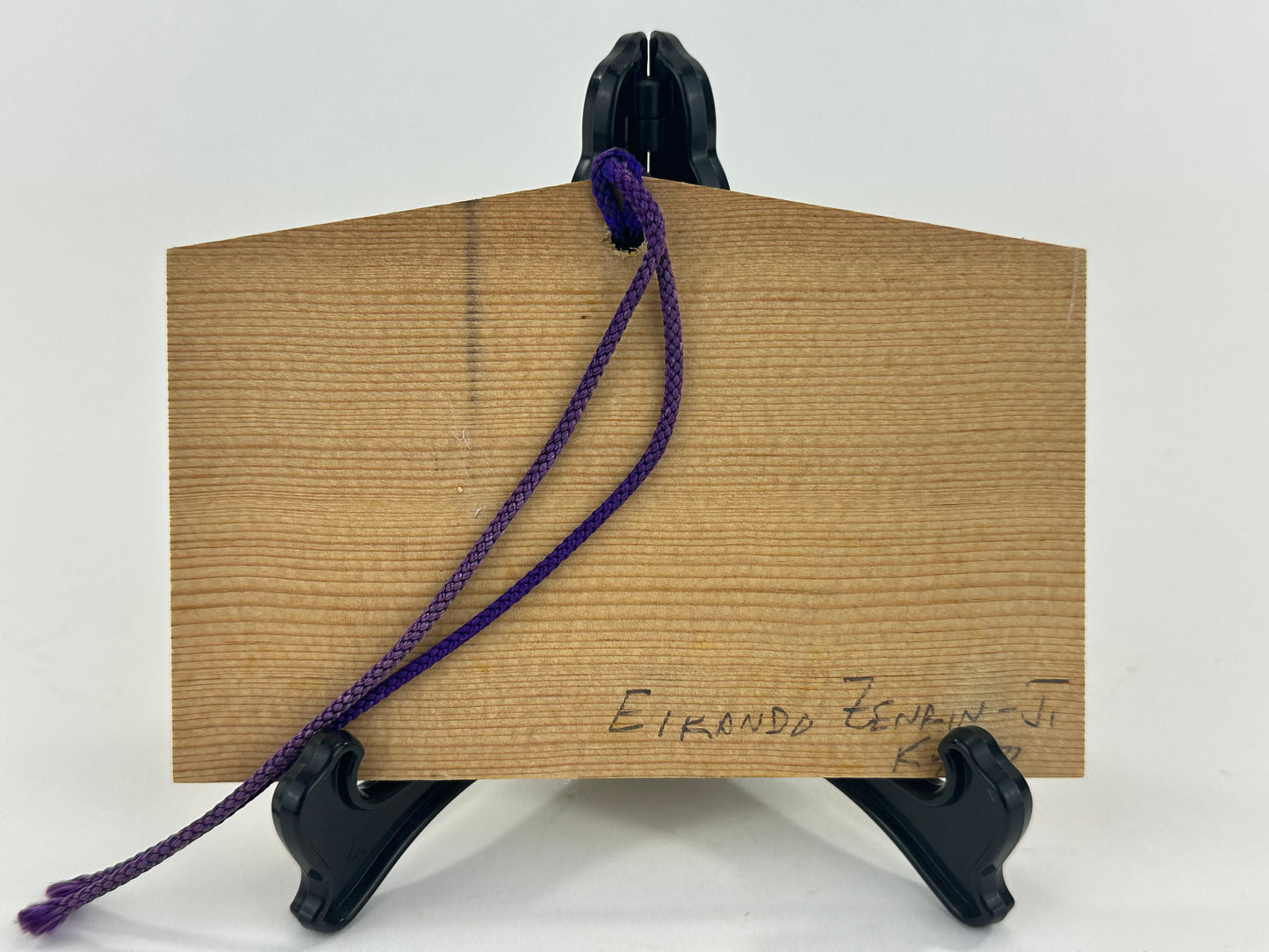 Vintage Japanese Ema Votive Plaque – Hand-Painted Wooden Shrine Offering Wishes & Blessings 5"