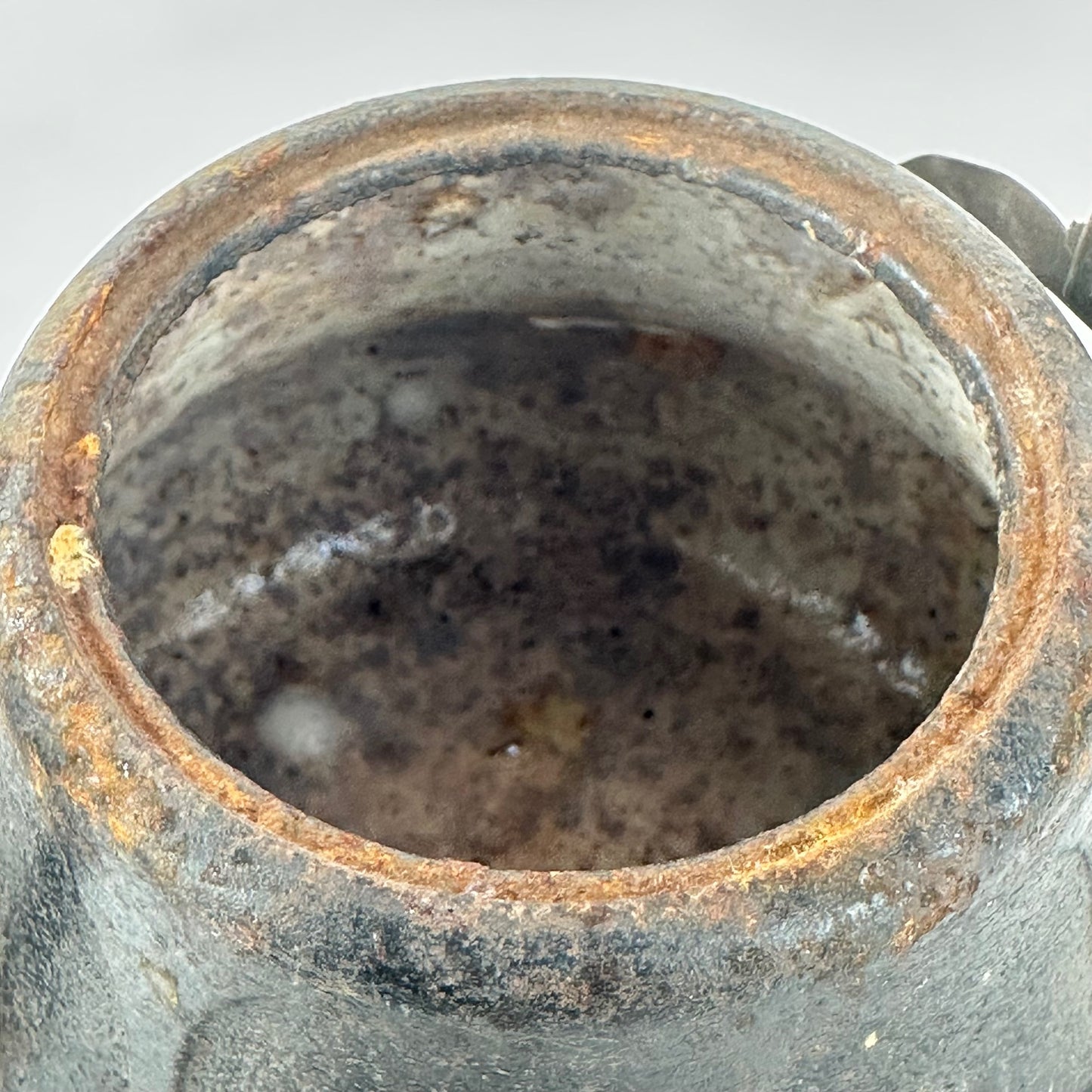 Vintage Japanese Cast Iron Sake Pouring Kettle Chōshi