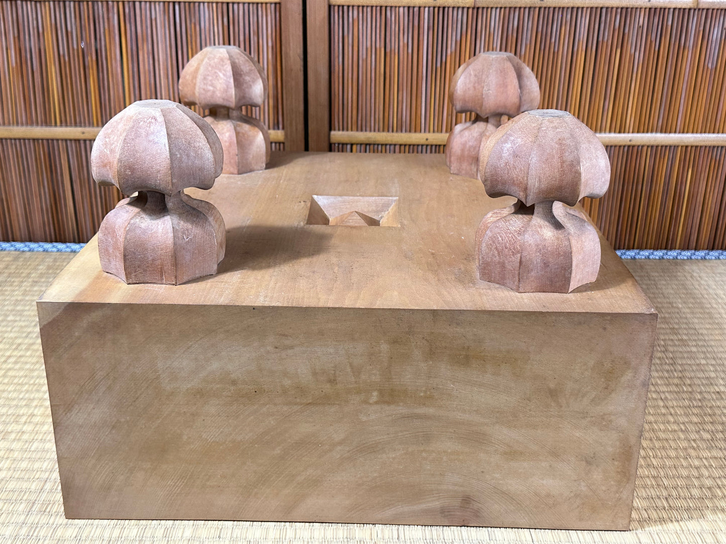 Vintage Japanese Goban 7" (17.5cm) Thick Go Game Board Floor Board A1