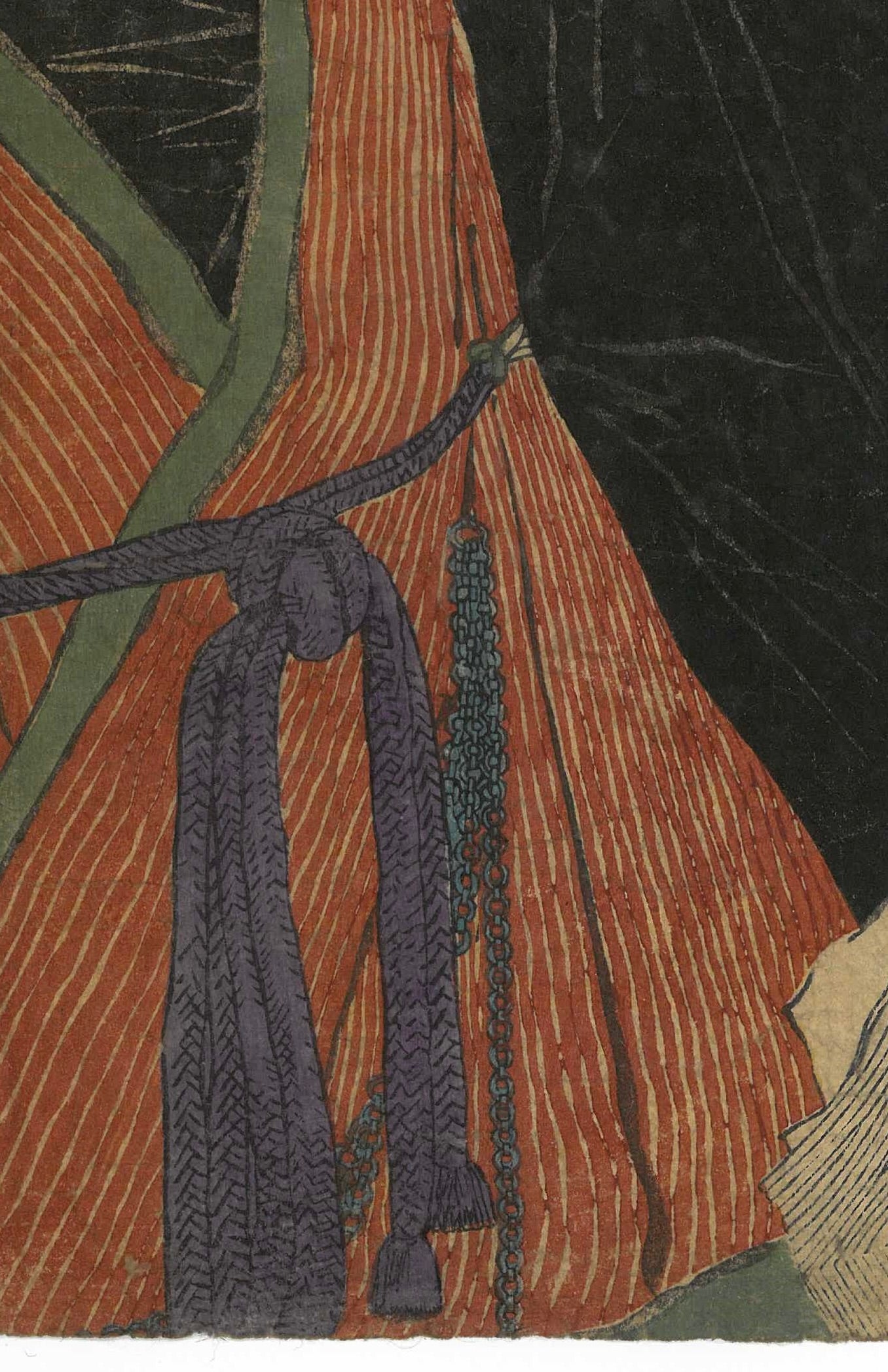 Original Woodblock by Suzuki Toshimoto (1837–1900) Ōyama Tsunayoshi 1877 Boxer Rebellion LS#210