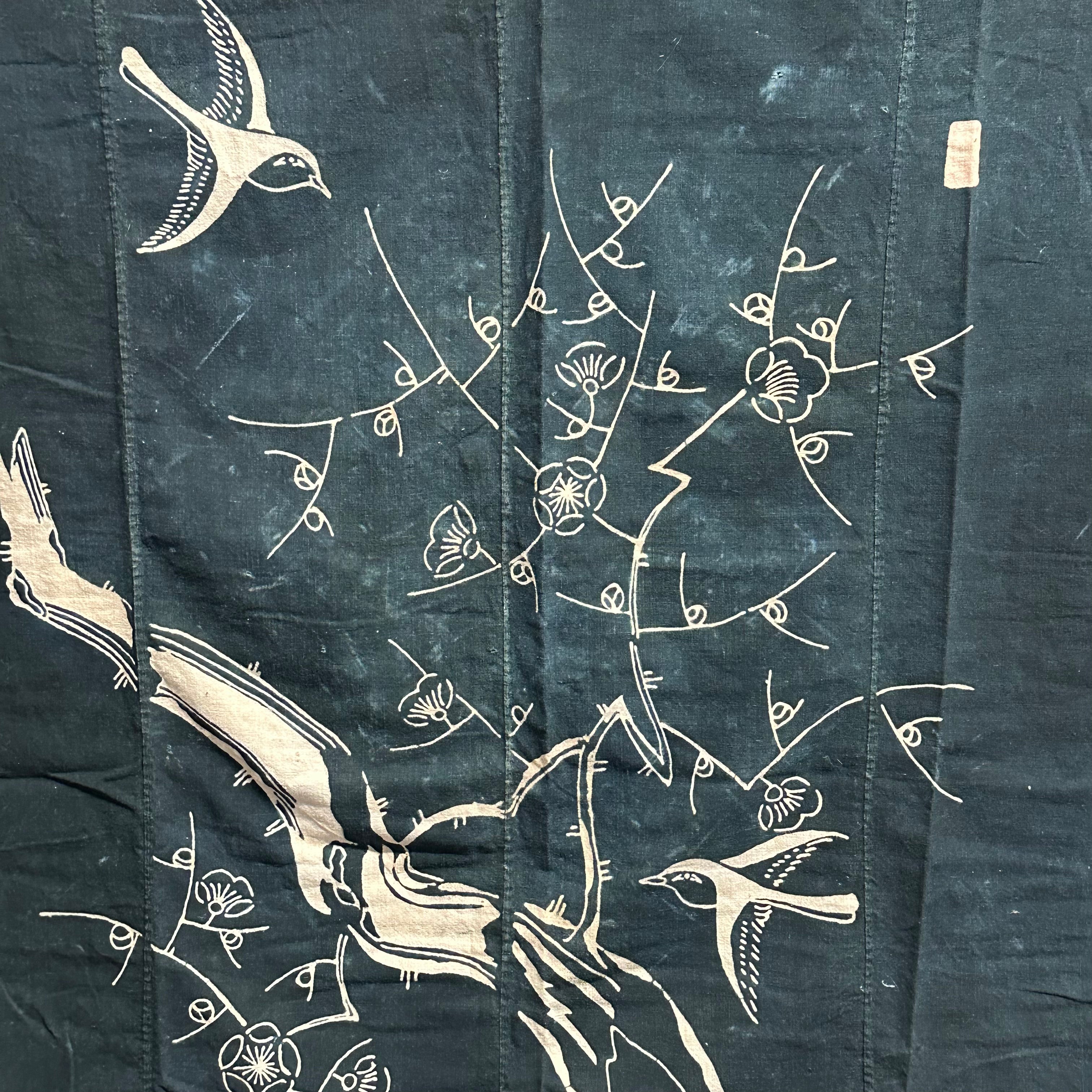 Antique Japanese 19th Century Textile - Tsutsugaki 50
