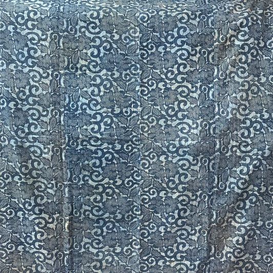 Antique Japanese 19th Century Textile - Katazome Indigo 48"x56" #67