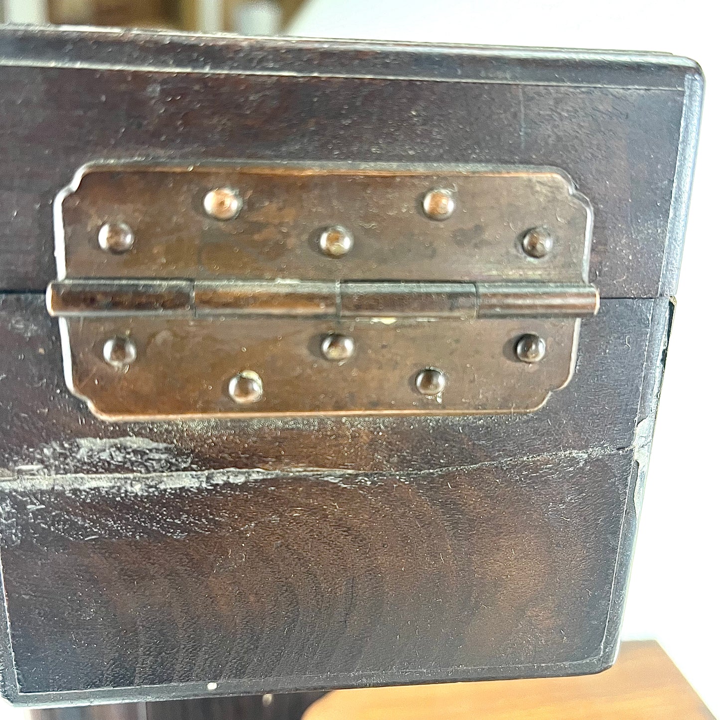 Antique Japanese c1920's Haribako Six Drawers 3rd Hand Pincushion Box
