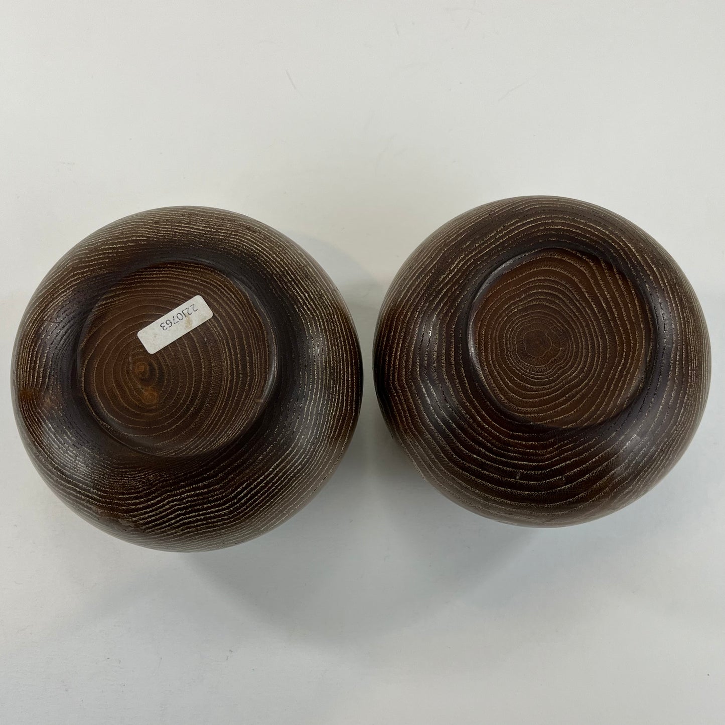 Vintage Go Stones Natural Shell & Slate w/ Keyaki Bowls