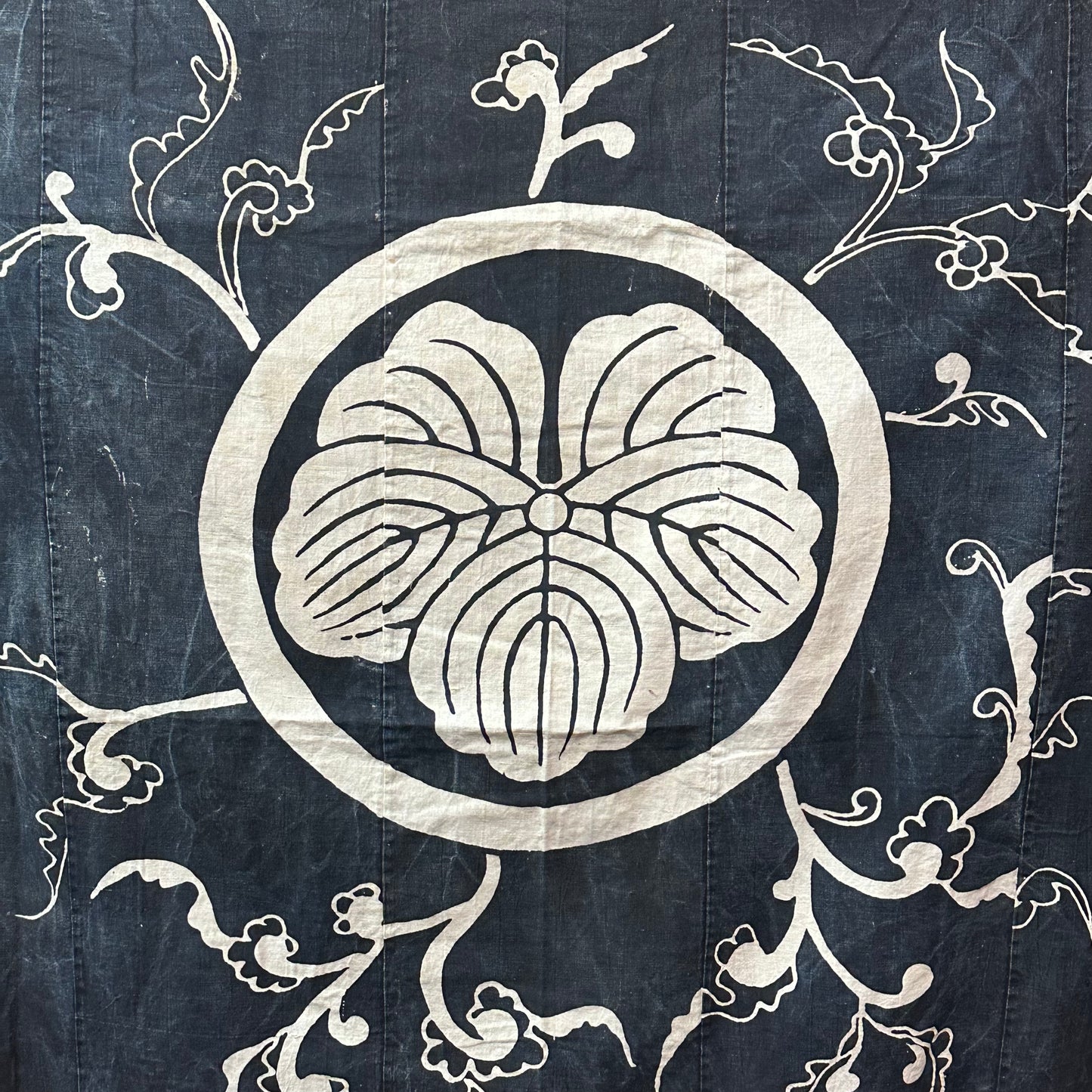Antique Japanese 19th Century Textile - Tsutsugaki 70"x60"