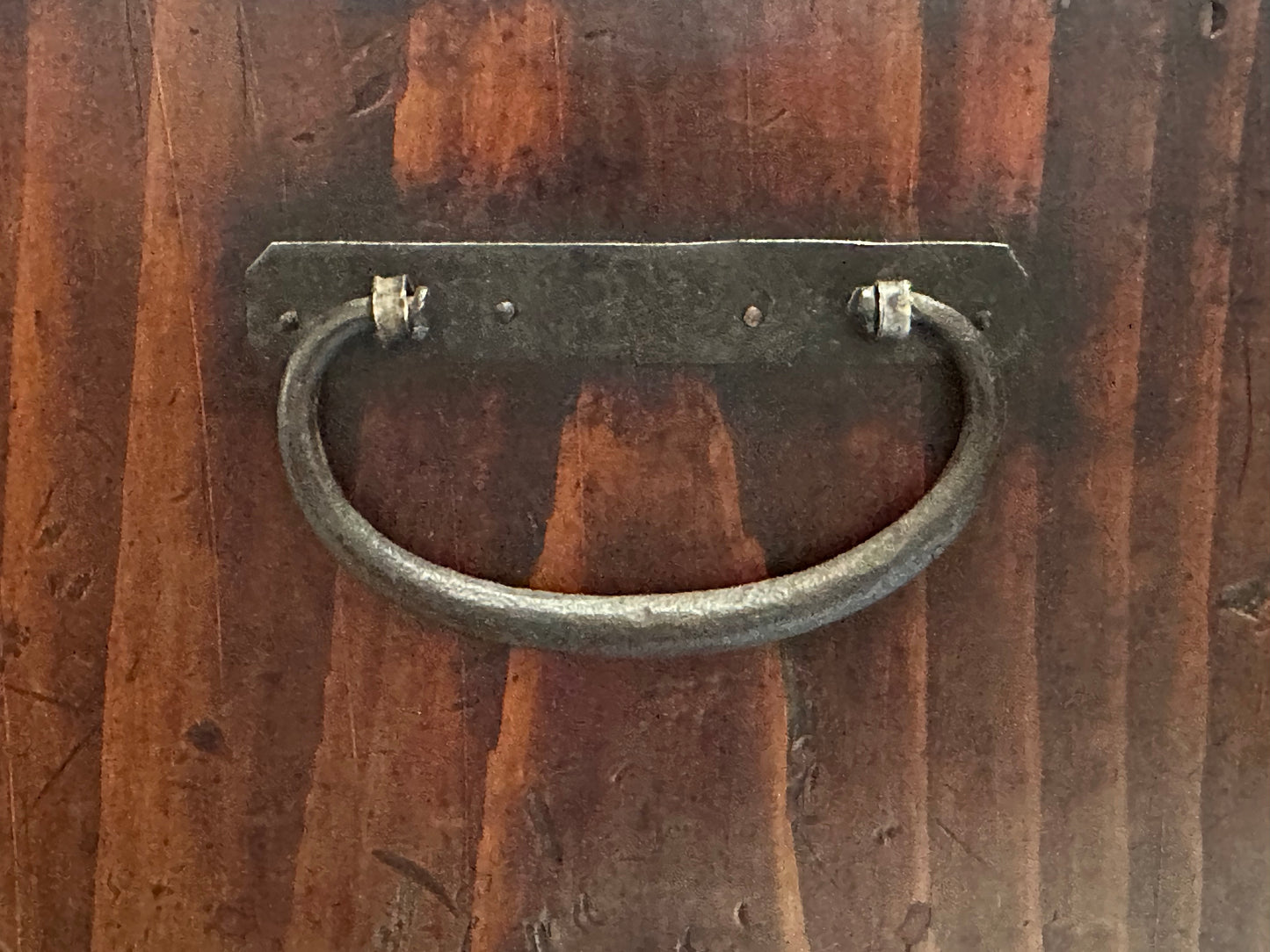 Edo Period early 1800's Katanadansu Sword Chest on Iron Stand 46.5" LS#146