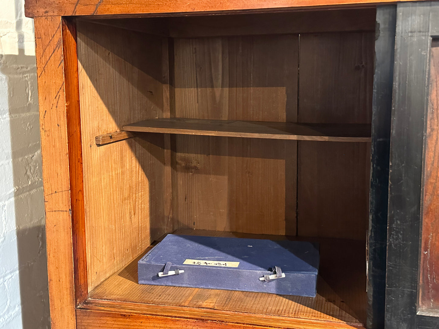 Antique Japanese Meiji Period Chobadansu Merchant Tansu Chest 38"W LS#127