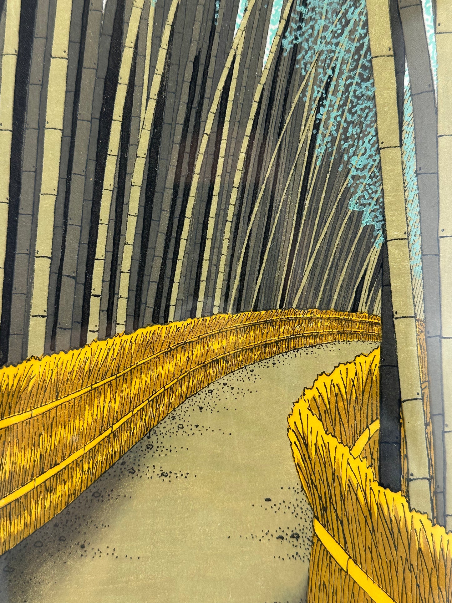 Original Woodblock Print by Teruhide Kato (1936–2015) LS#229