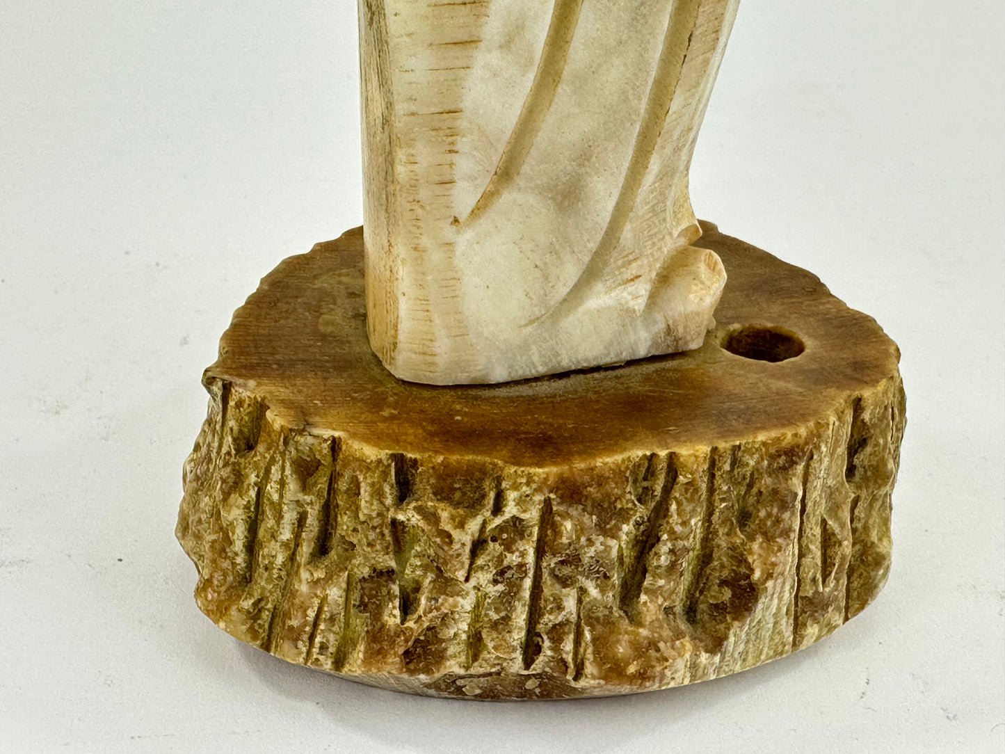 Vintage Chinese Stone Figure of Shoulao, God of Longevity ~8"