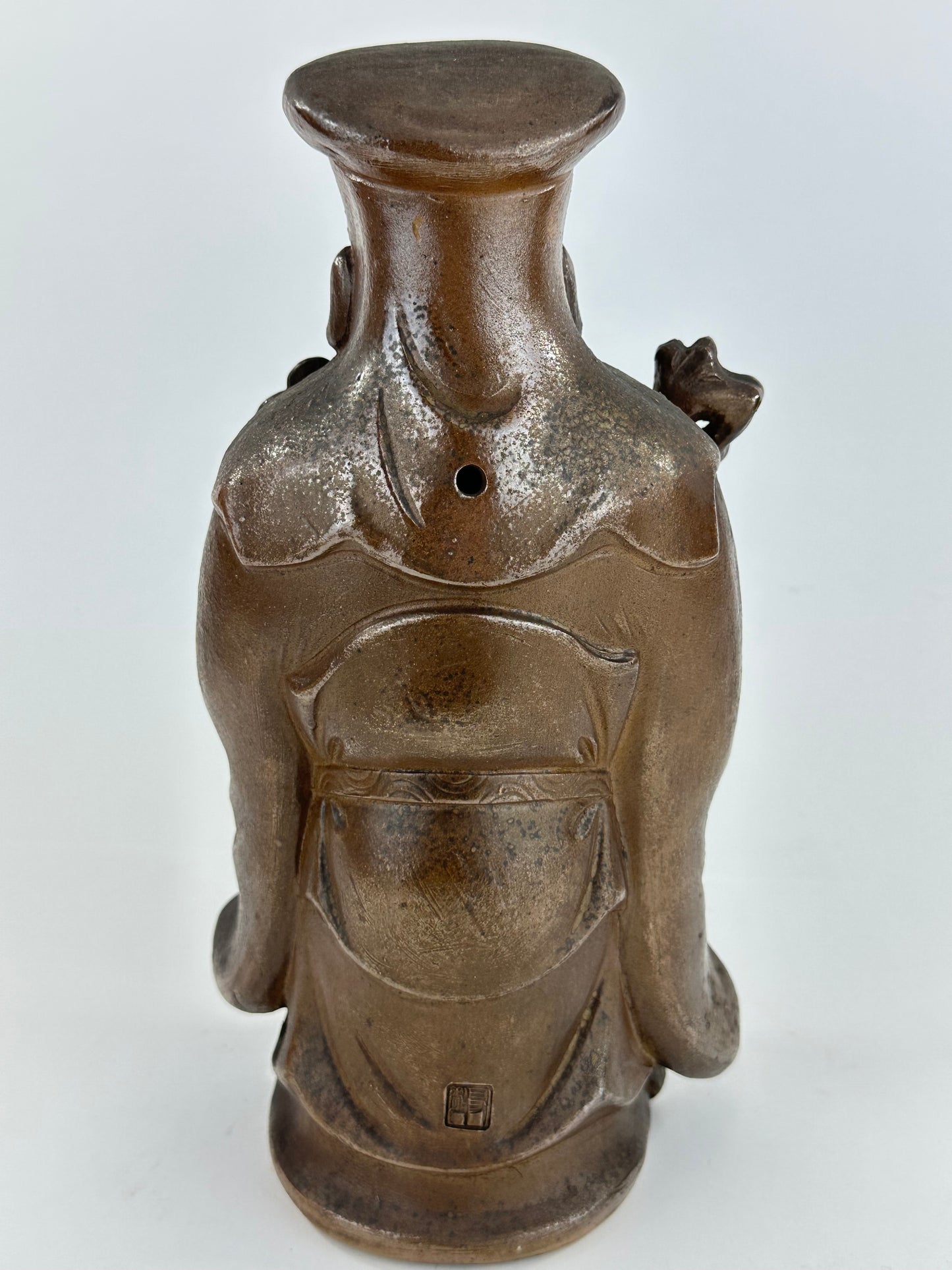 Vintage Chinese Ceramic Figure of Shoulao God of Longevity ~11"