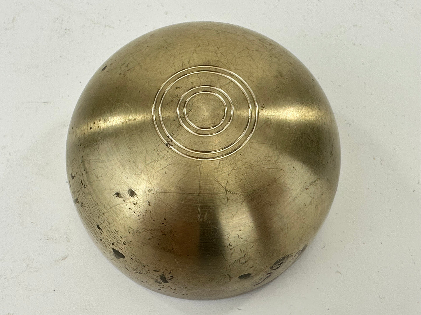 Vintage Japanese Hand-Forged Singing Bowl Meditation Bright Tone 3"W