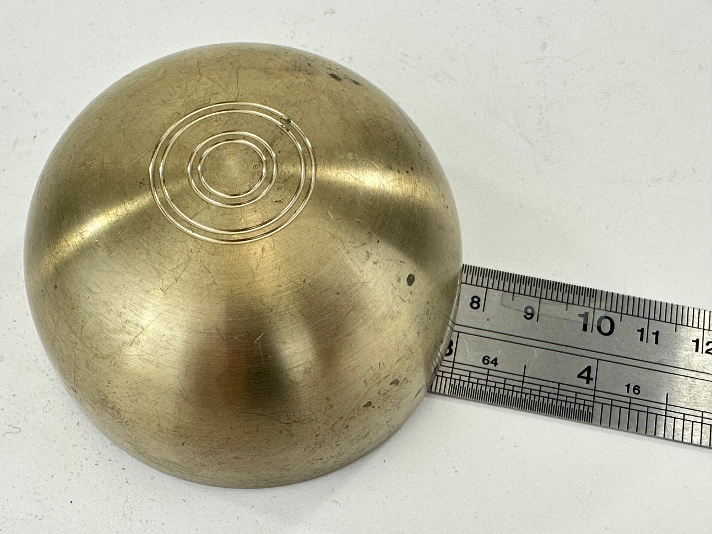 Vintage Japanese Hand-Forged Singing Bowl Meditation Bright Tone 3"W