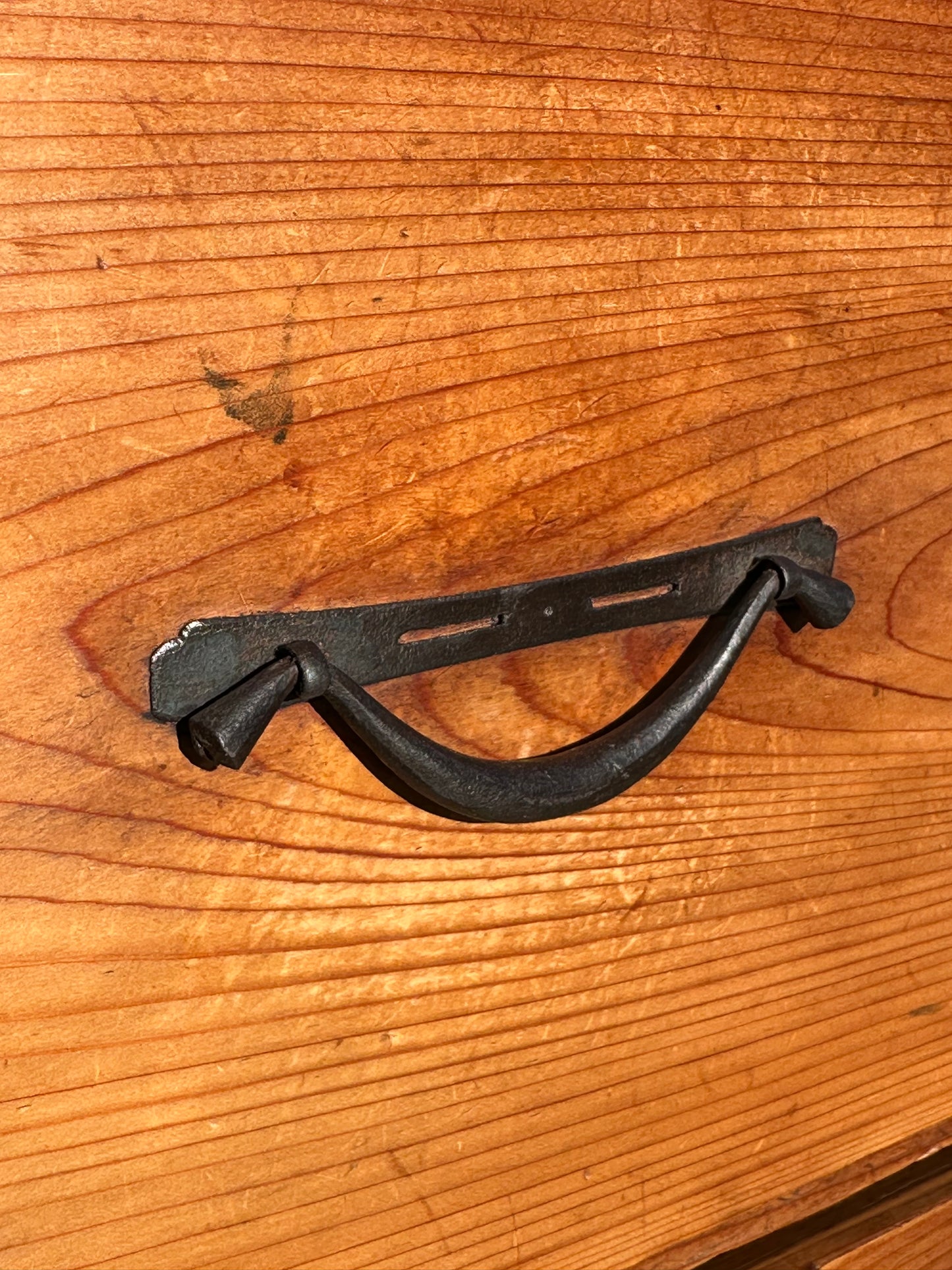 Antique Japanese Meiji Period Sugi Ishō-dansu Tansu Chest Storage Cabinet 28"H