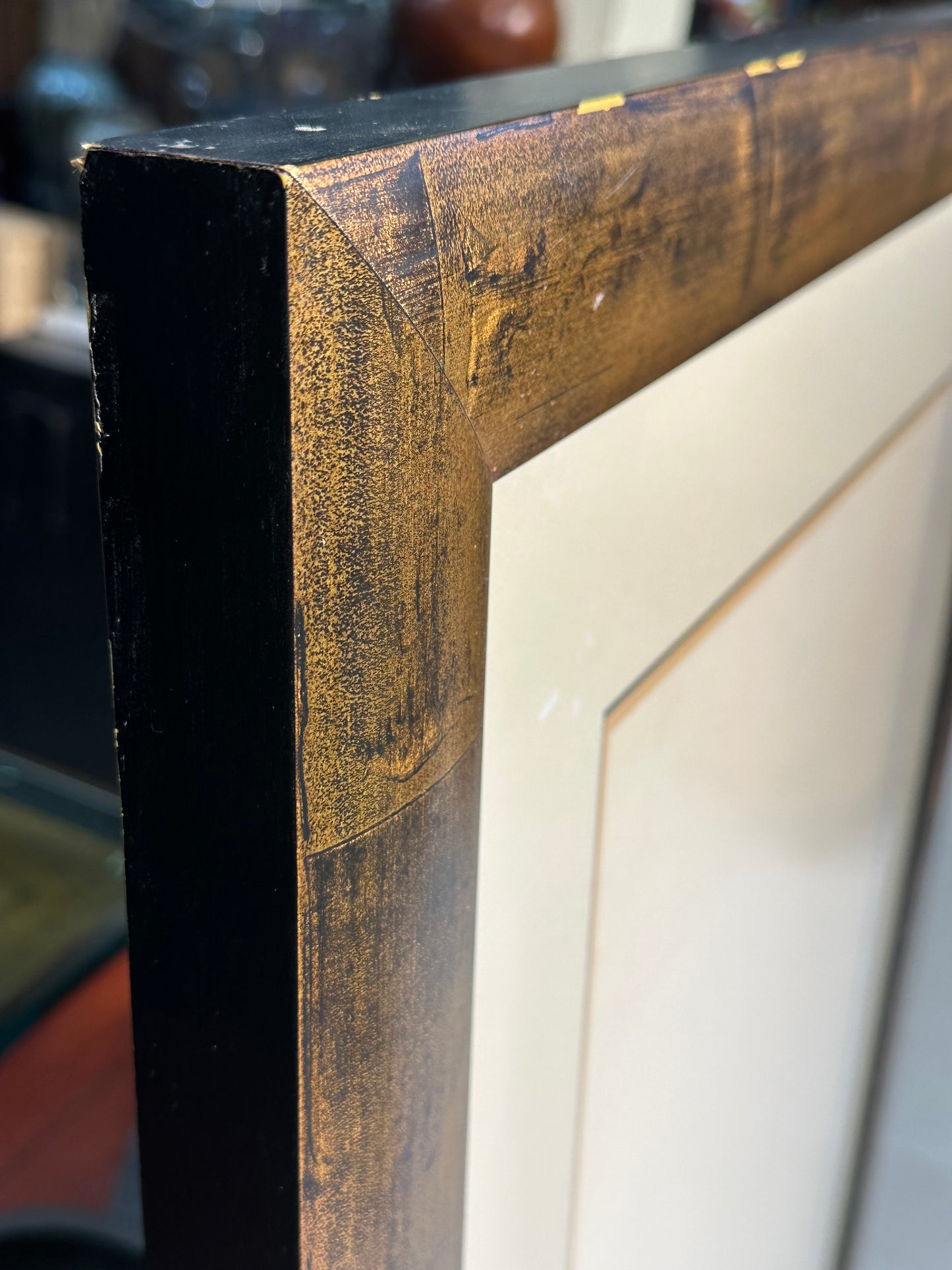 Antique Japanese Hand-Painted Hanging Scroll of Quan Yin (Kannon) 61"H