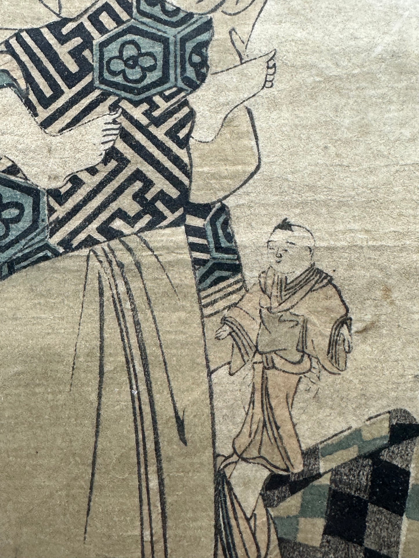 Original Japanese Woodblock c1830's Print by Kikukawa Eizan (1787–1867)