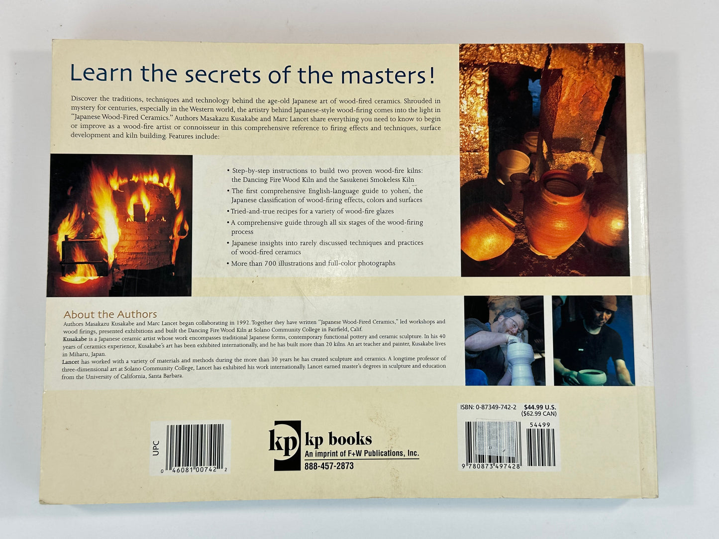 Rare Vintage Book "Japanese Wood-Fired Ceramics" by Masakazu Kusakabe