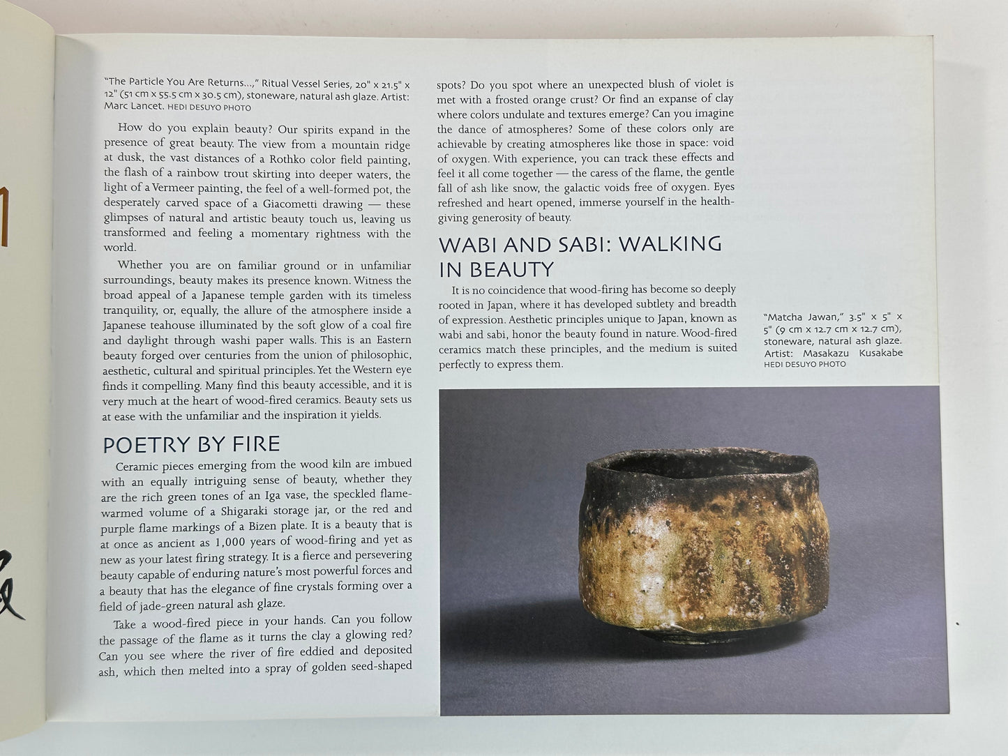 Rare Vintage Book "Japanese Wood-Fired Ceramics" by Masakazu Kusakabe