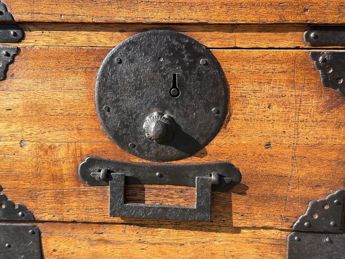 Antique Japanese Meiji Era Kodansu 5 Drawer Kiri Wood Tansu 23"H