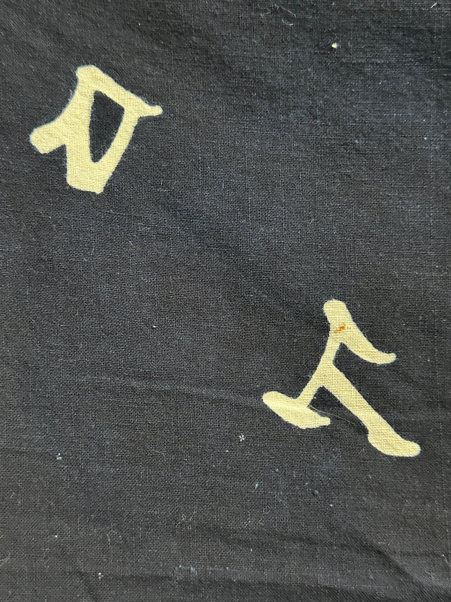 Antique Japanese 19th Century Textile - Tsutsugaki 38"x40" Abalone #106