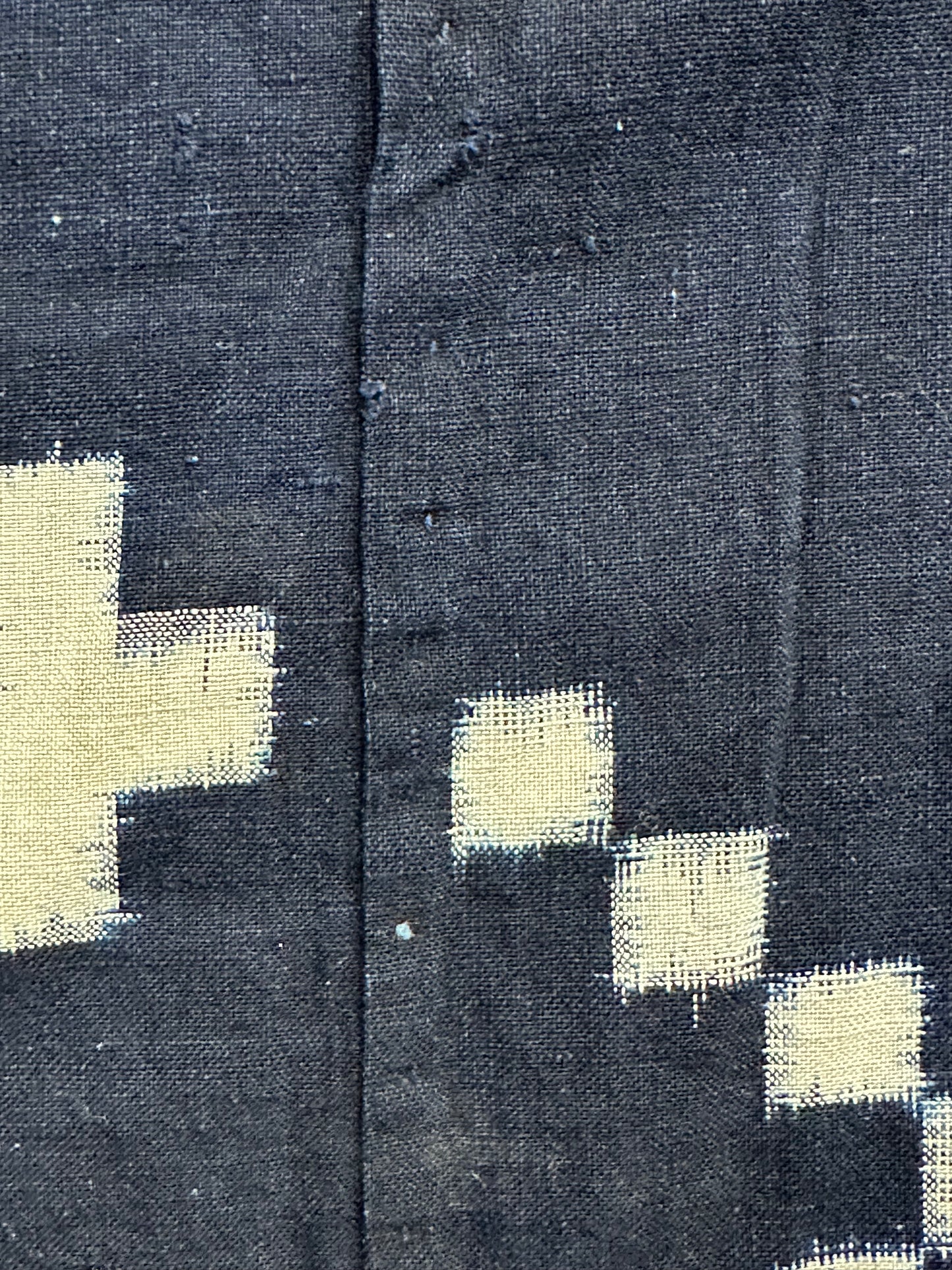 Antique Japanese 19th Century Textile - Kasuri Indigo 51"x64" Ikat #75