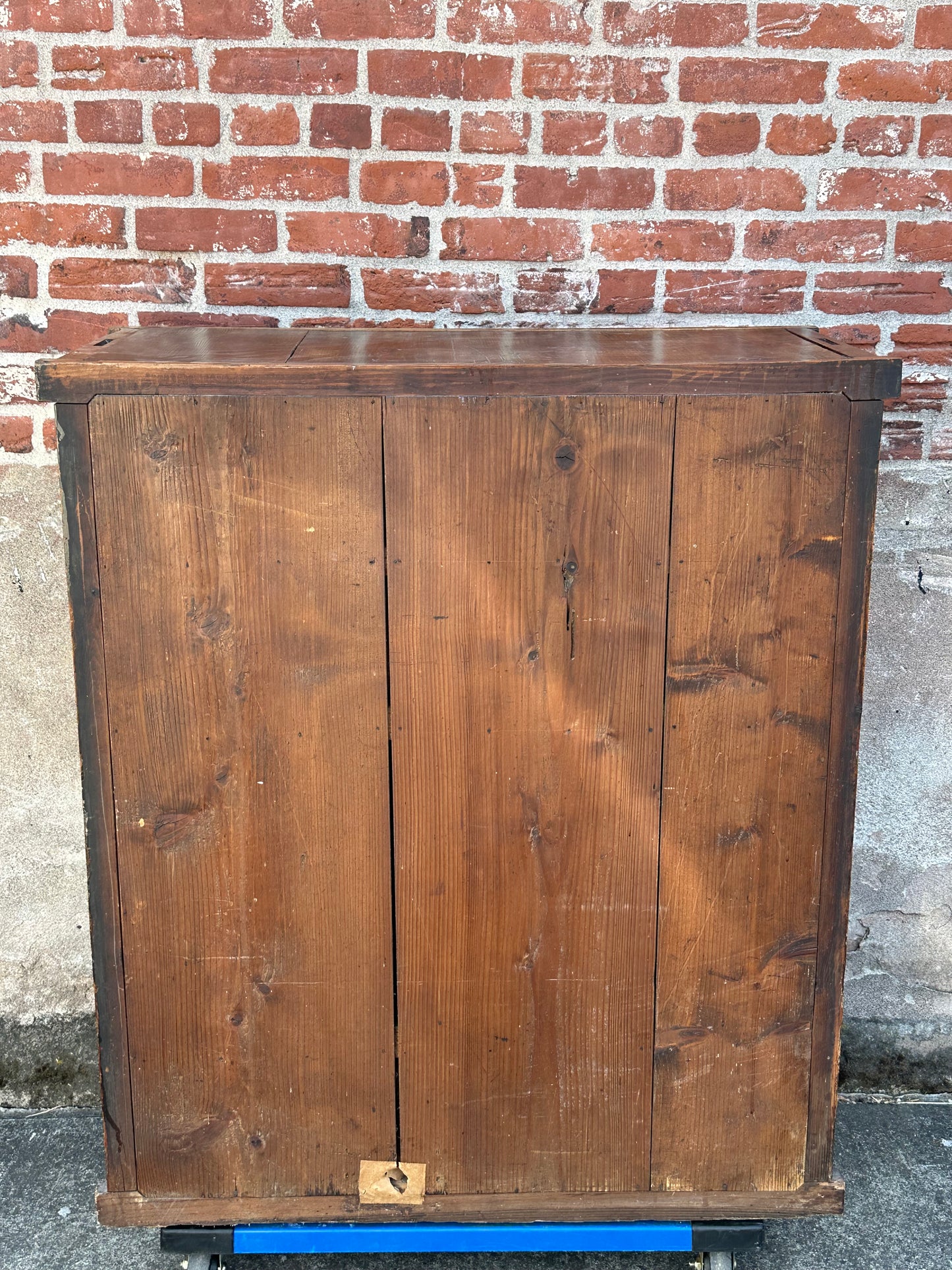 Japanese Edo Period c1850's Sugi Wood Chobadansu Merchant Chest Tansu 37"W
