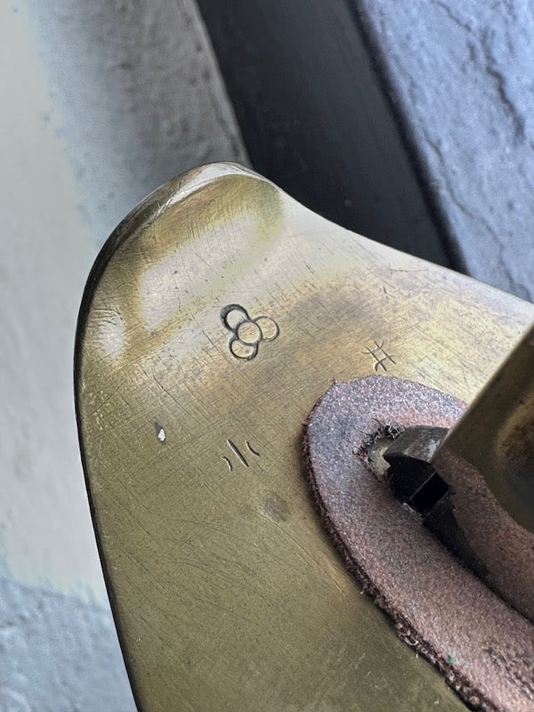 Rare Antique Japanese Type 25 Cavalry Sword Meiji c1896 Tokyo Artillery Arsenal Four Cannonballs Stamp 37" LS#119