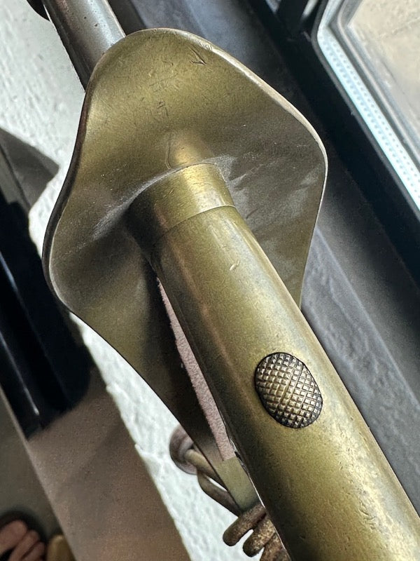 Rare Antique Japanese Type 25 Cavalry Sword Meiji c1896 Tokyo Artillery Arsenal Four Cannonballs Stamp 37" LS#119