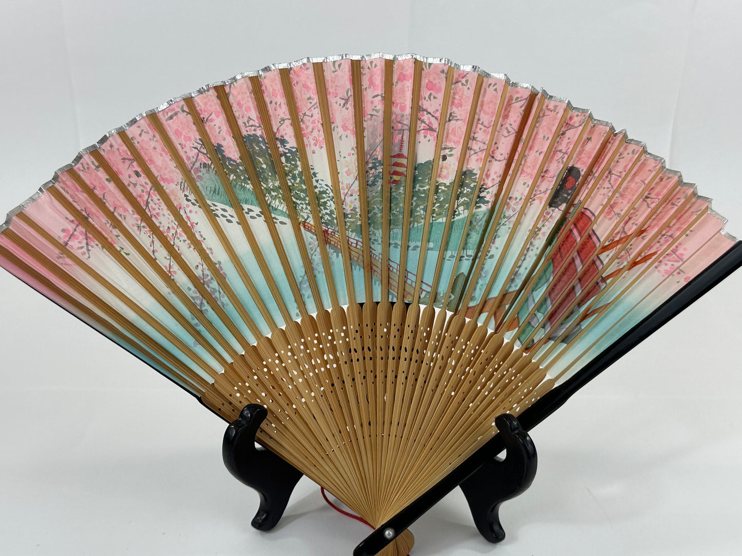 Vintage Japanese Paper Sensu Folding Fan