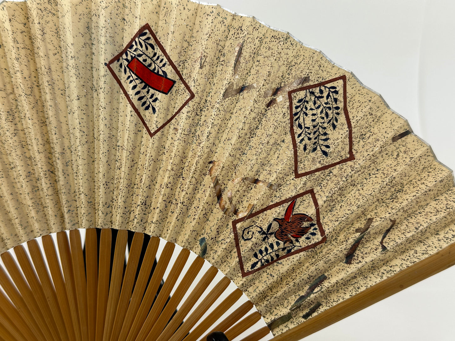 Vintage Japanese Paper Sensu Folding Fan
