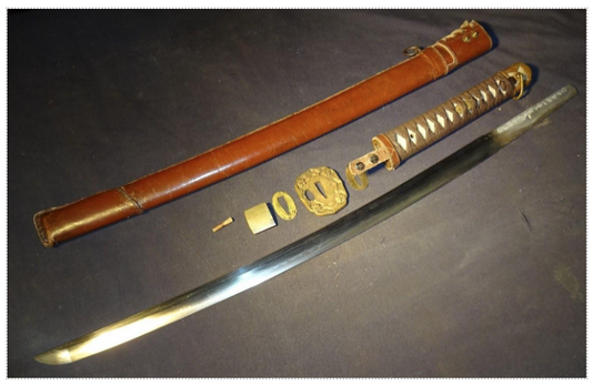 Japanese Samurai Katana Kiyomitsu Signed / Dated 1560 Mounted WWll Army Fittings Sword LS#102
