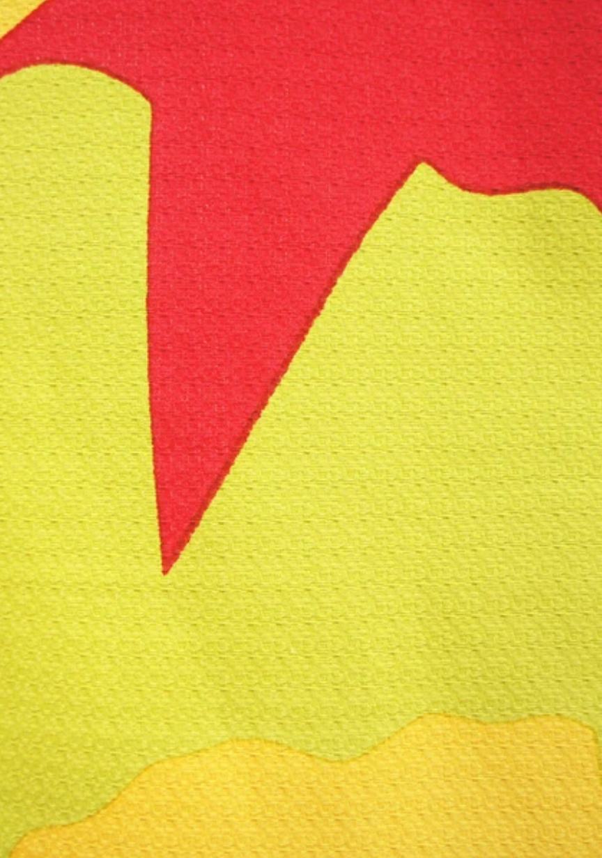 New Japanese Noren Curtain Ginkgo Leaf Red Cotton 150cm 100% Cotton
