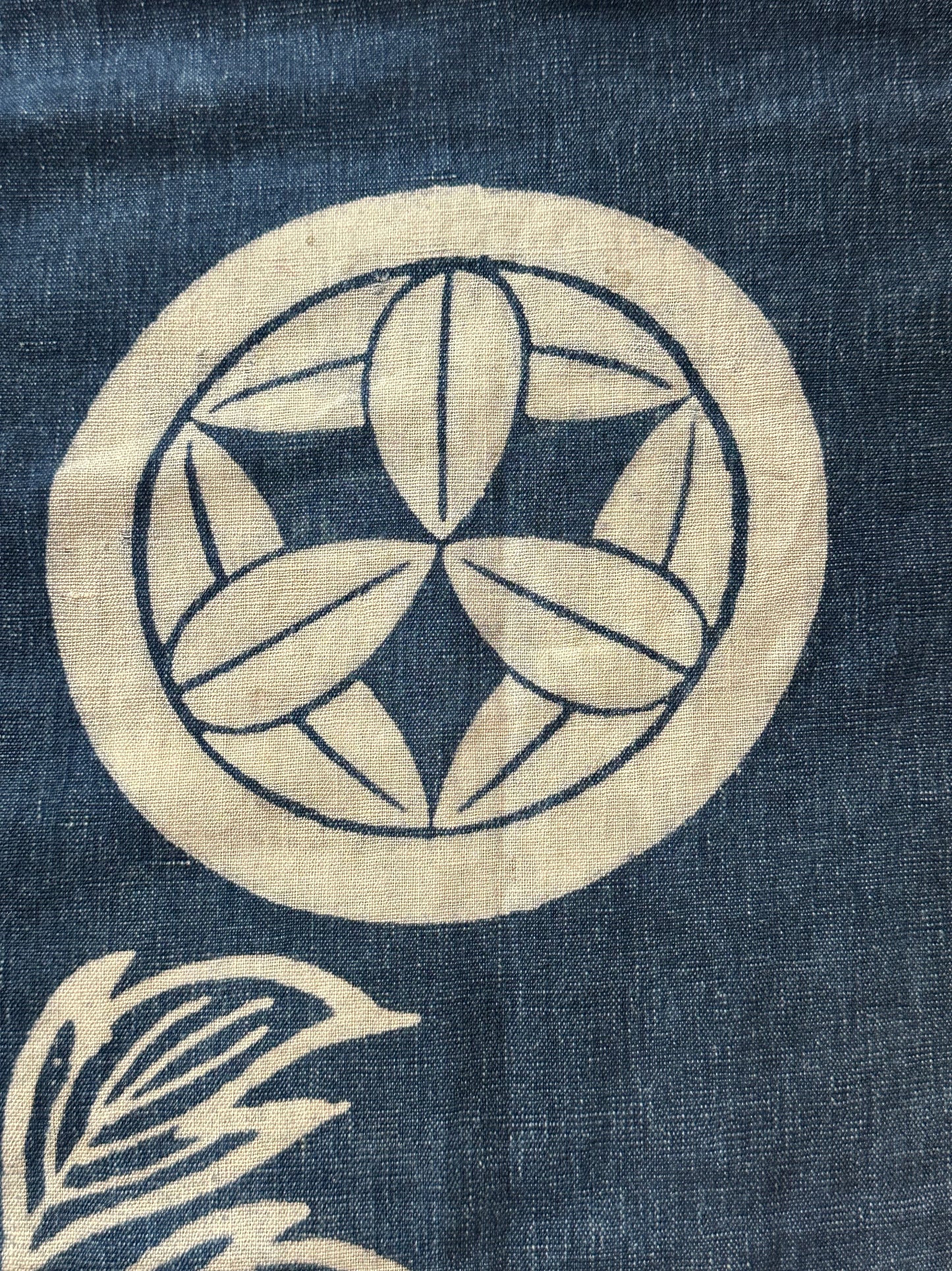 Antique Japanese 19th Century Textile Peonies Boro - Tsutsugaki 77"x68" #61