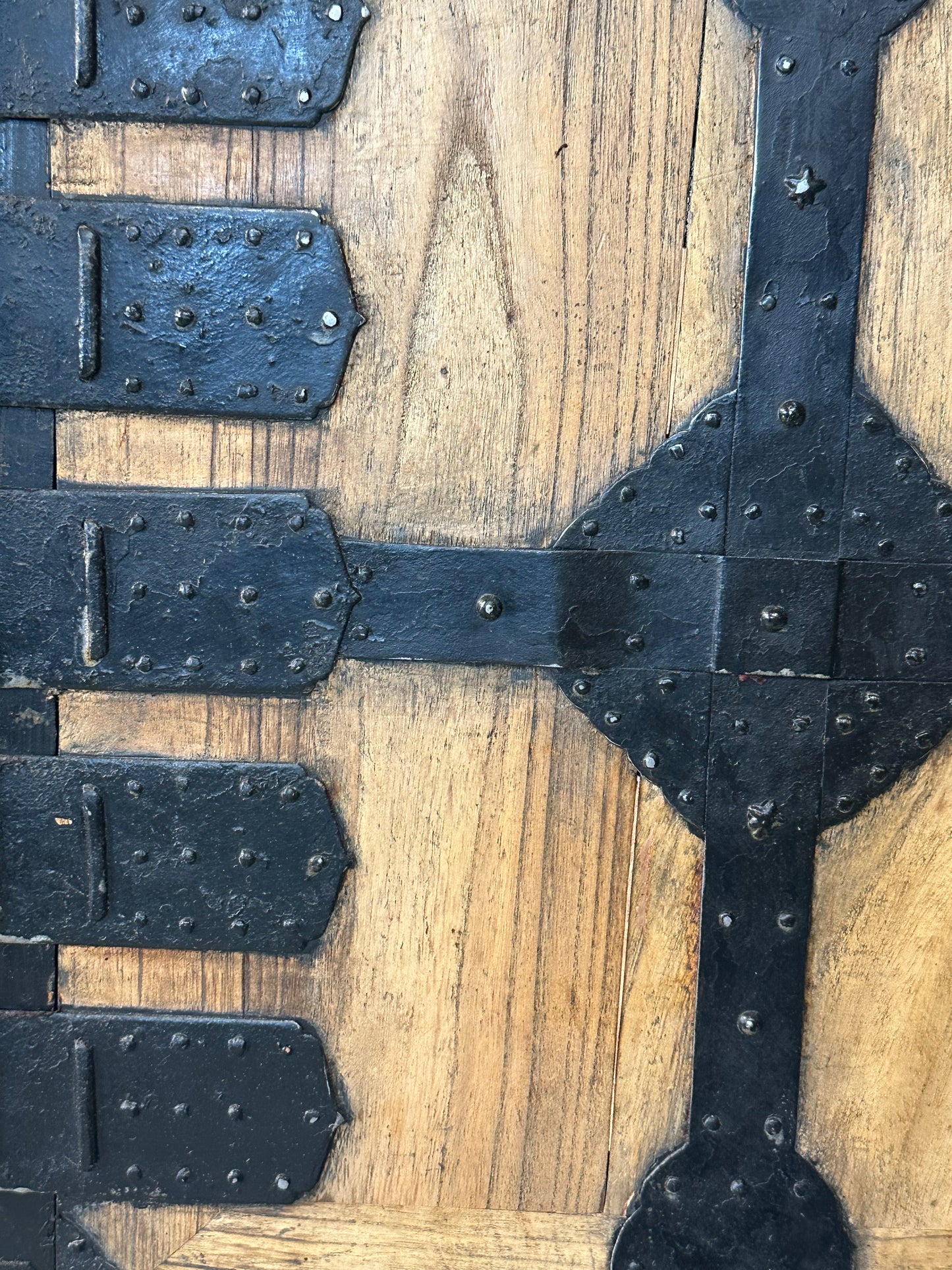 Antique Japanese Meiji Era c1890's Kannon Biraki Clothing Tansu Chest Sugi Wood 36"W