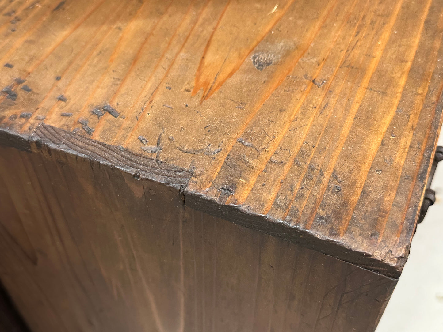 Rare Antique Japanese Kusuridansu Apothecary Tansu Edo Period c1820s 29"W