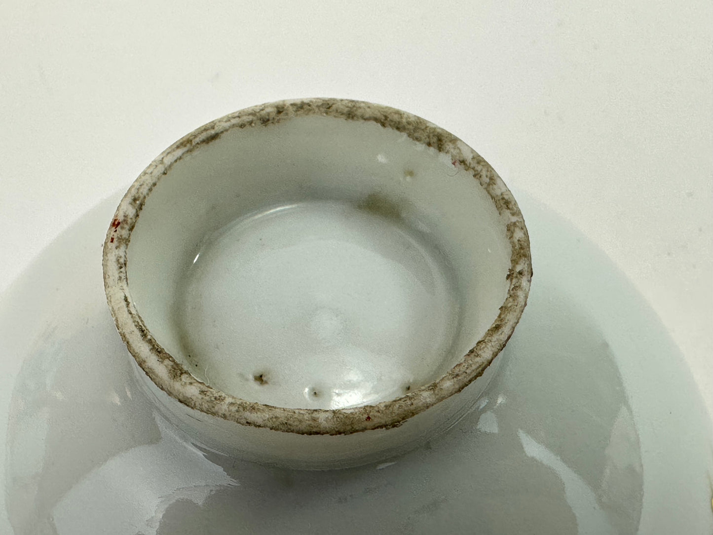 Antique Japanese Taisho Era c1920's Military Sake Cup Sakazuki ~3"W