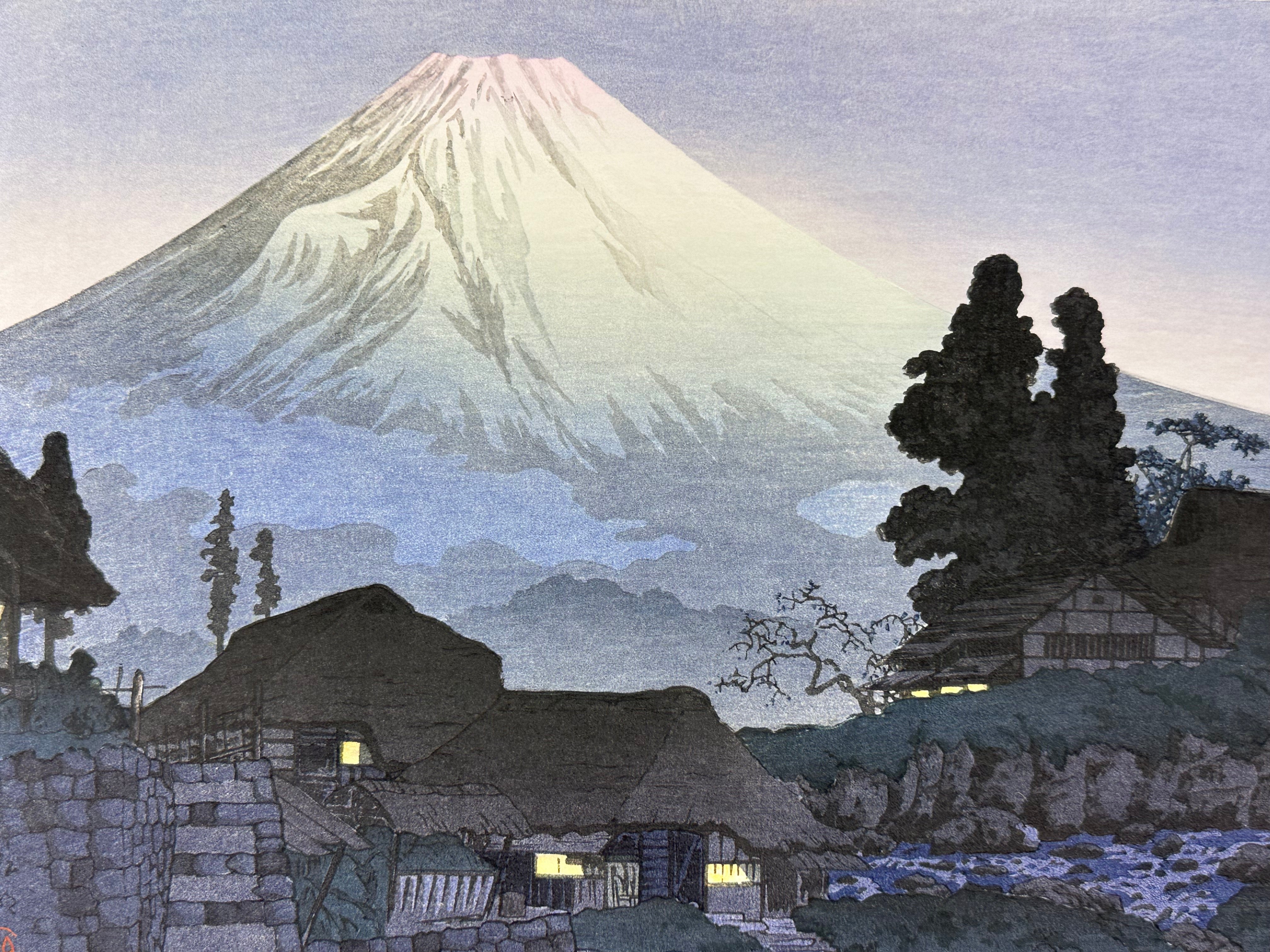 Shotei Takahashi Giclee Woodblock Print Mt Fuji from Mitsukubo 10 