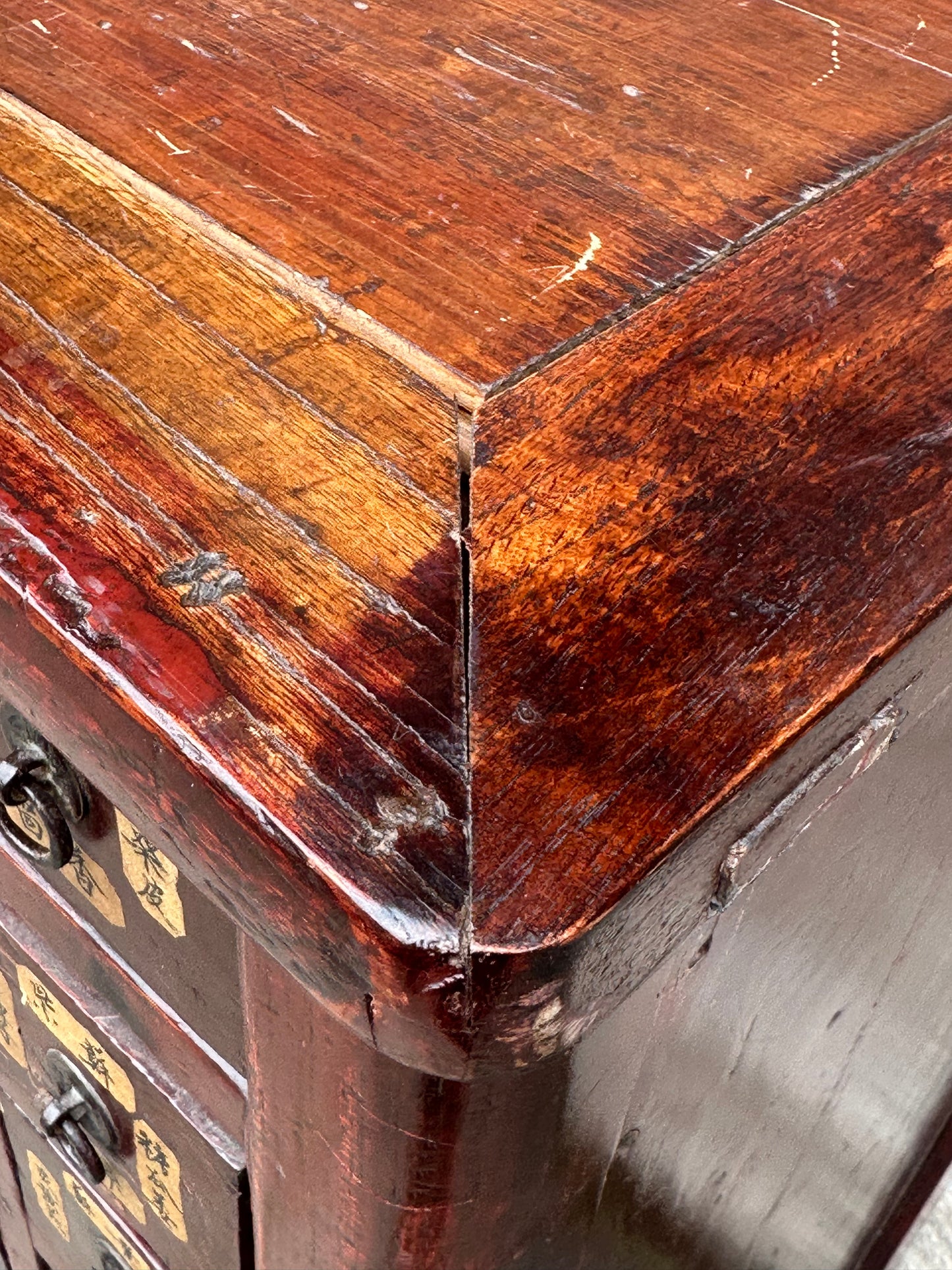 Antique Chinese Qing Dynasty 59-Drawer Apothecary Chest Herb Cabinet 58"H