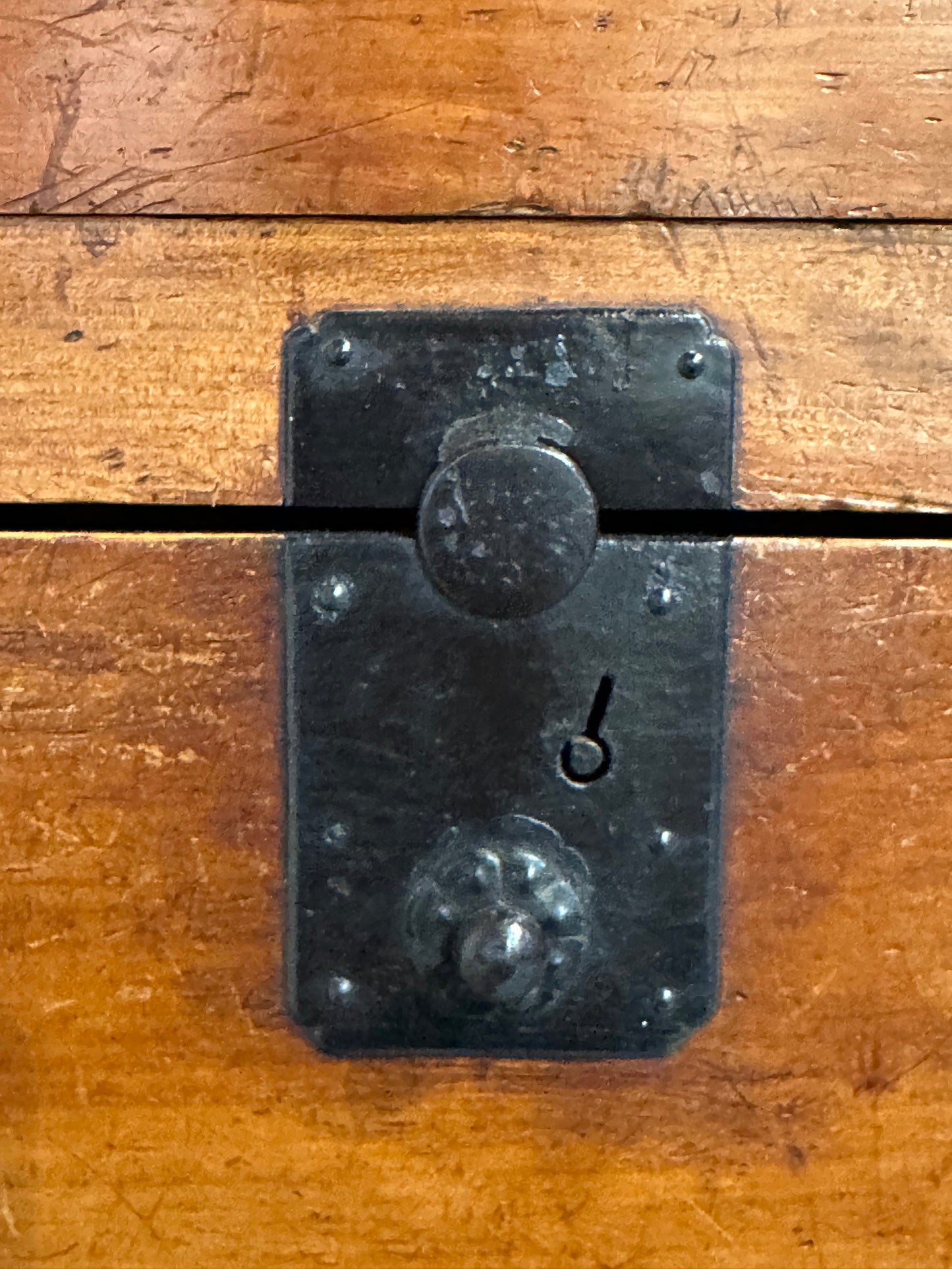 Antique Japanese Meiji Period Chobadansu Merchant Tansu Chest 38"W LS#127