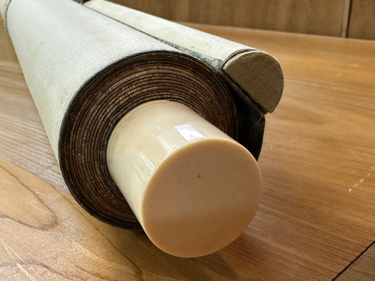 Japanese Antique Scroll Kakejiku Hand Painted Hunting Falcon 76"