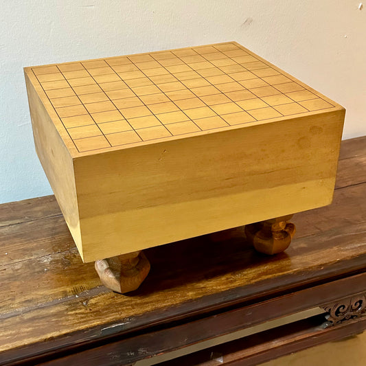 Vintage Japanese Shogiban Shogi Chess Board Mid 20th Century