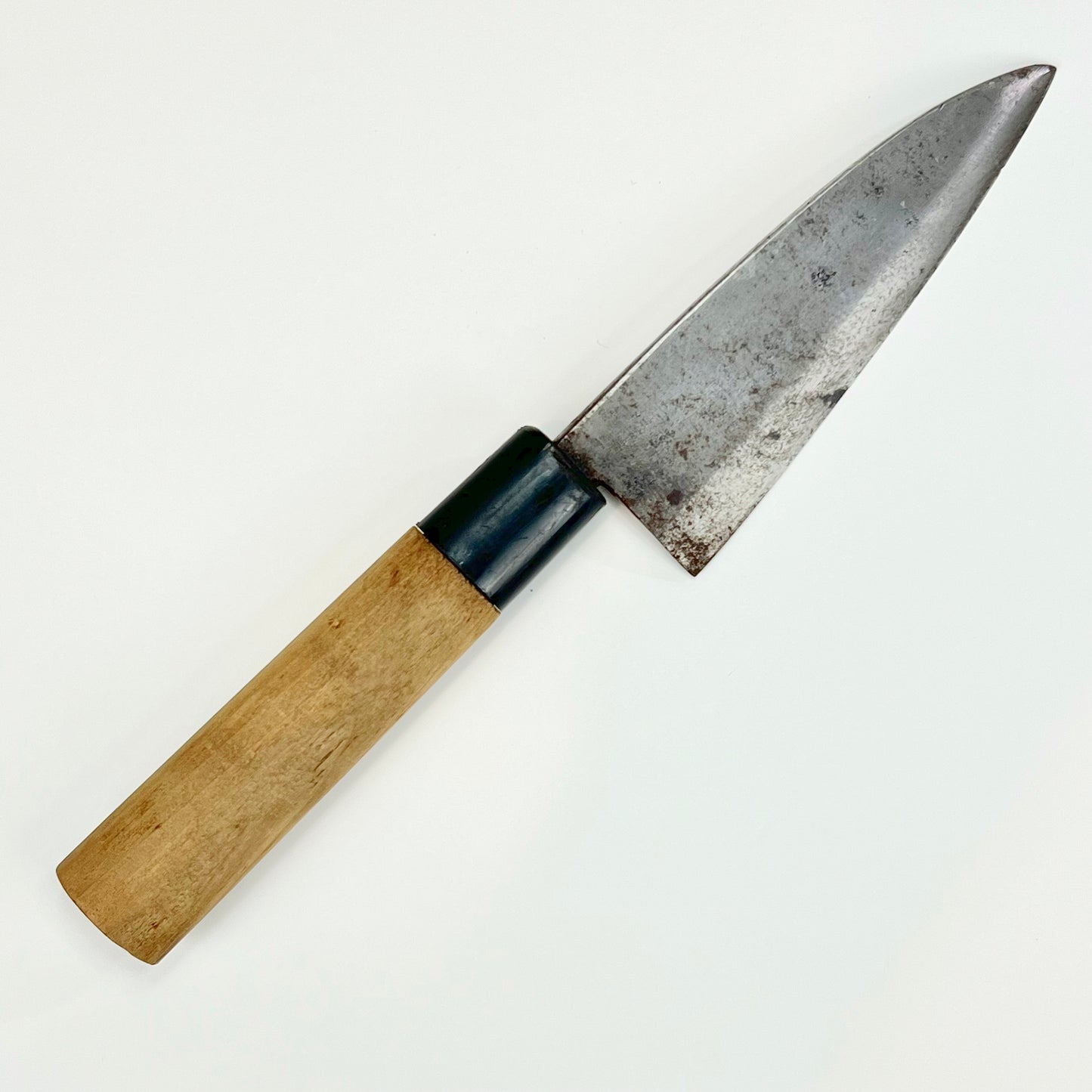 Vintage Japanese Signed Chef's Hocho Sushi 4.75" Knife Laminated Samurai Steel