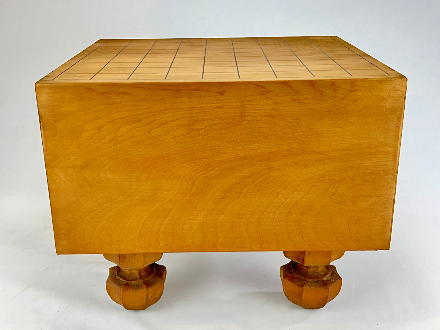 Vintage Japanese Shogiban 7" Thick Shinkaya Shogi Chess Board