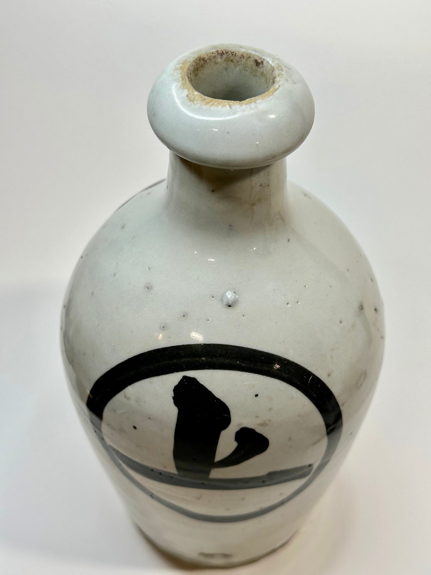 Antique Japanese Meiji Era (c1890's) Signed Tokkuri Sake Jug Sake (Vase) 10.5”H