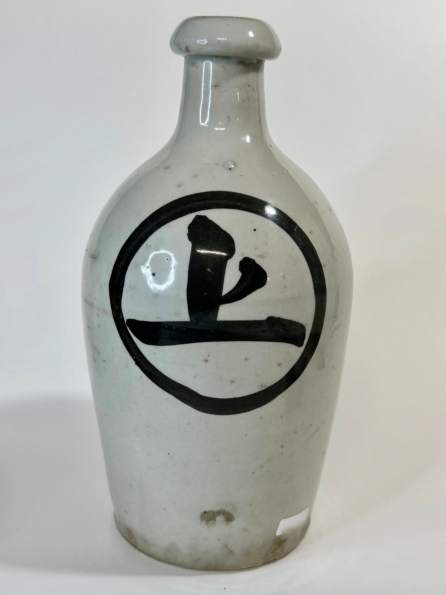 Antique Japanese Meiji Era (c1890's) Signed Tokkuri Sake Jug Sake (Vase) 10.5”H