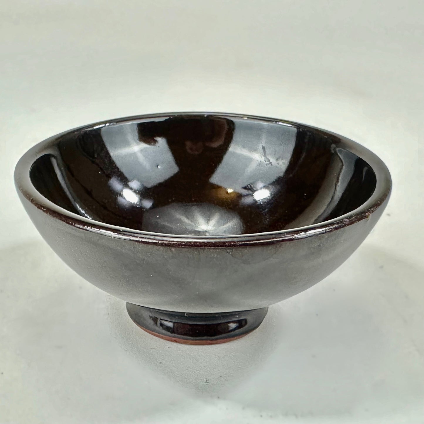 Vintage Japanese Late Showa Era Pottery Sake Cup 2.75"
