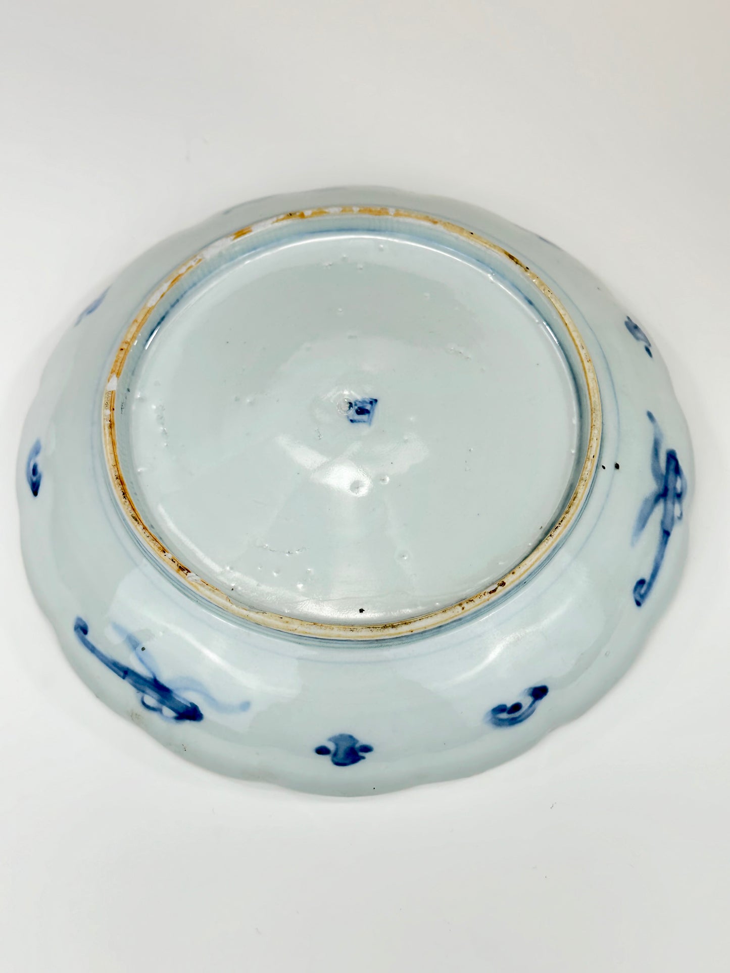 Antique Japanese Edo Era 19th Century Imari Ceramic Plate 9.5"
