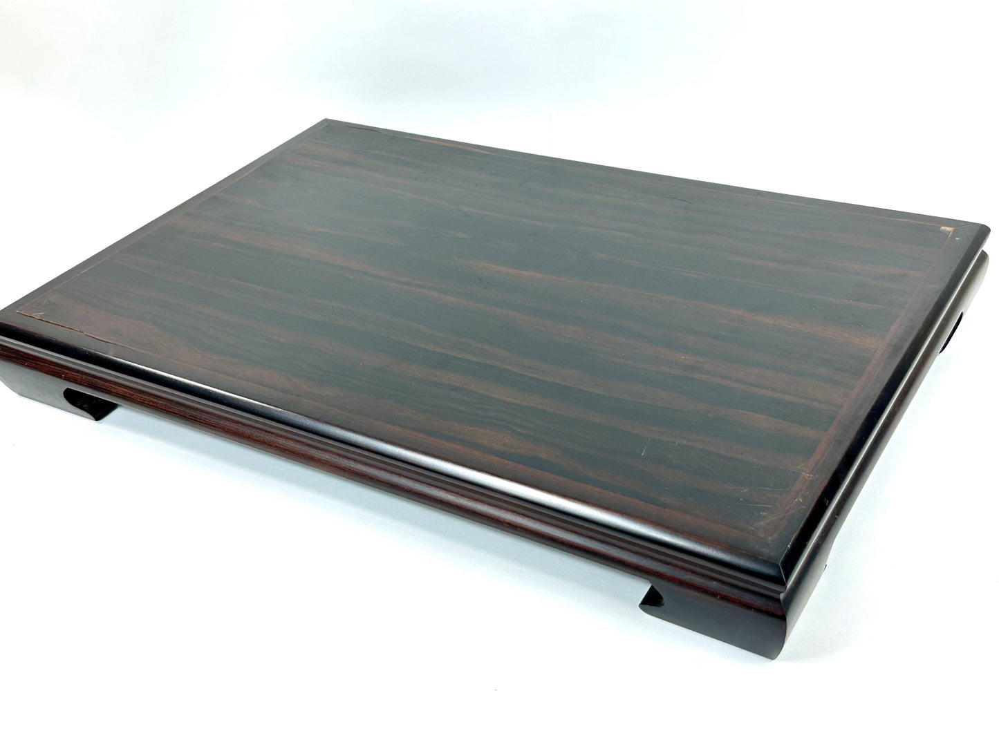 Vintage Japanese Ebony Display Stand – Ikebana Vessel / Bonsai / Art Object Riser / Kaidai 19"