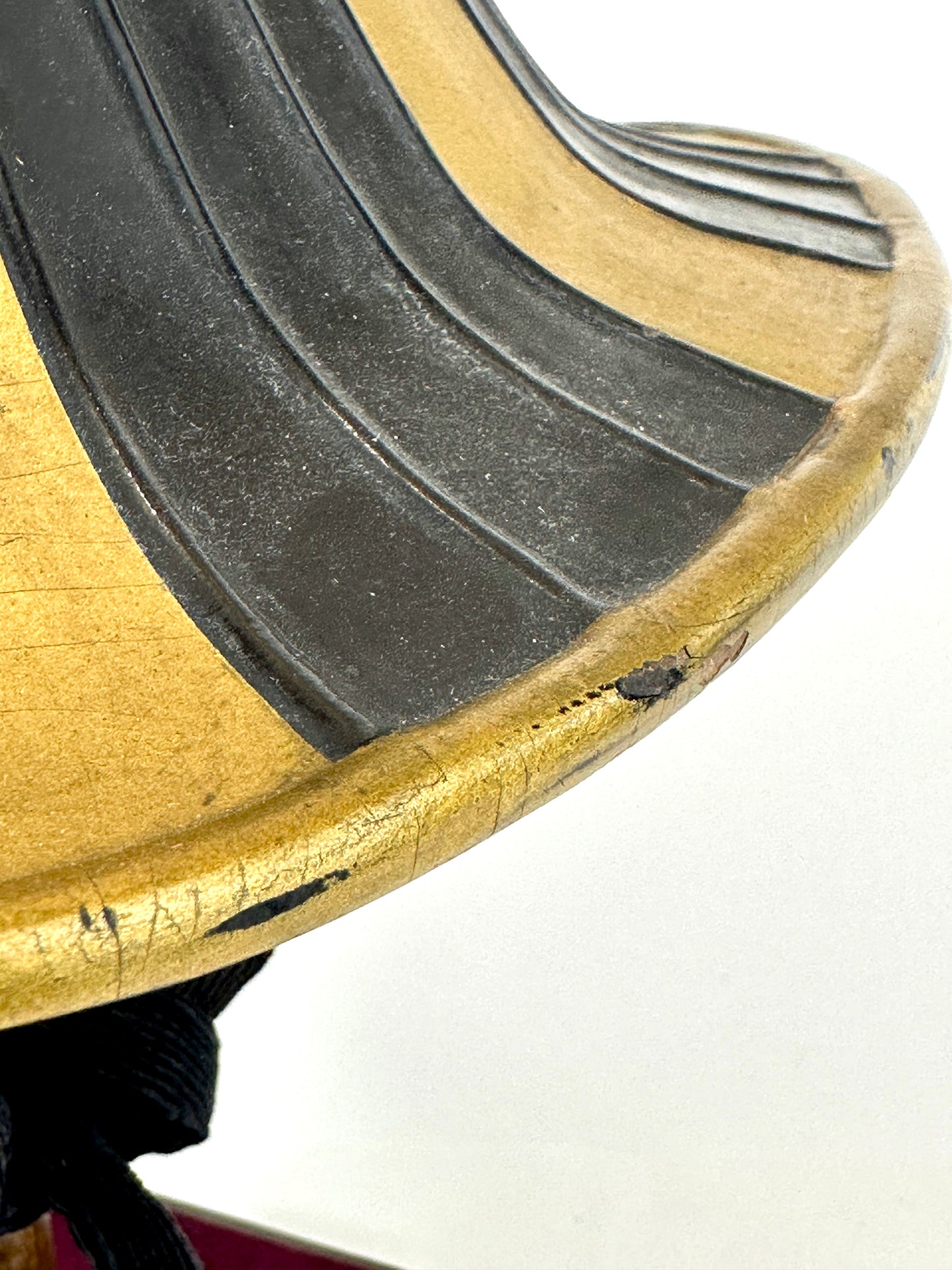 Japanese Edo Period Samurai Jingasa Kabuto Helmet Vine-Oak Mon LS#117