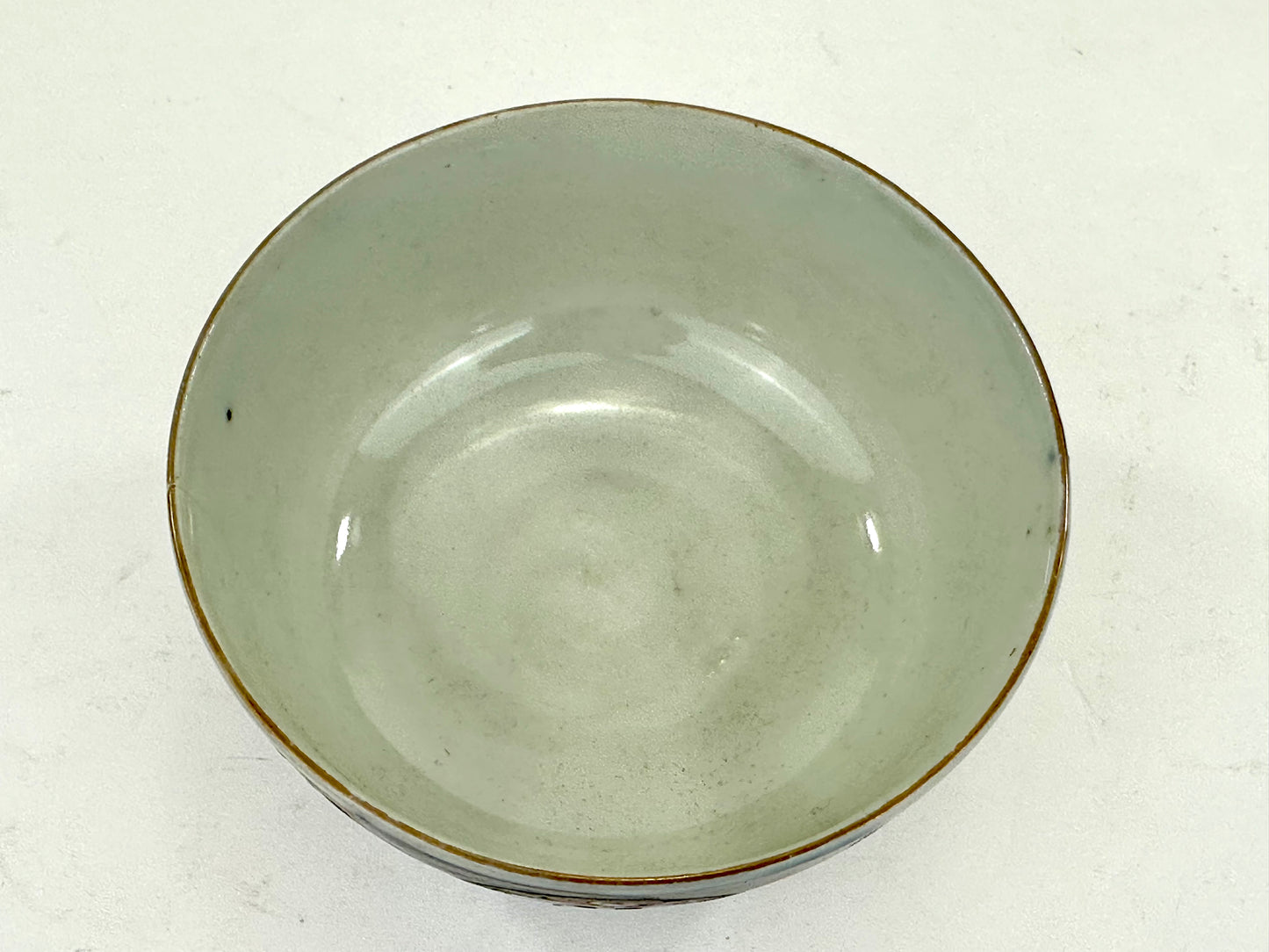 Antique Japanese Imari Style Handpainted Bowl with Gilded Floral Panels 4¾"W