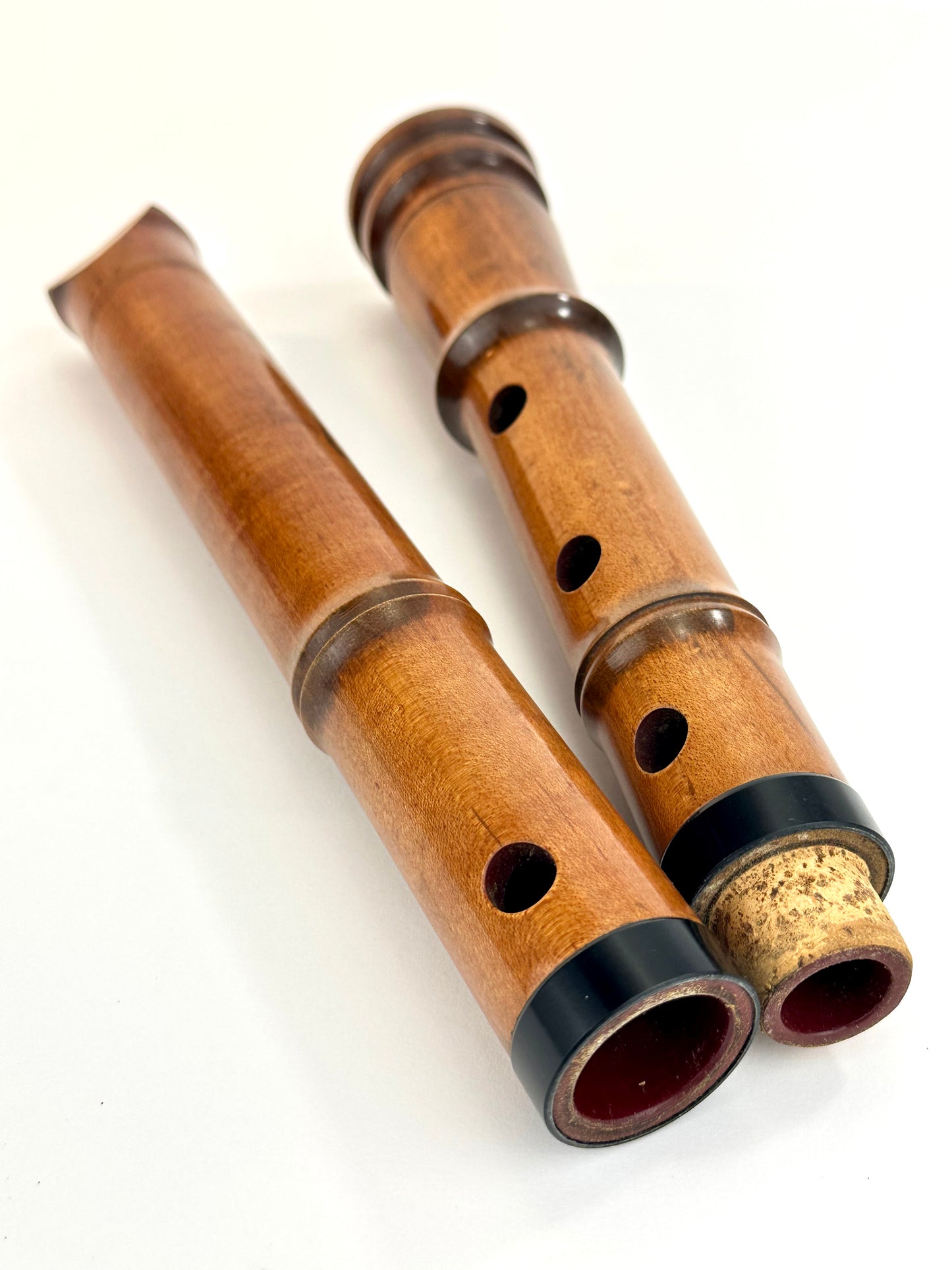 Vintage Japanese Shakuhachi Wooden Flute in Playable Condition 19"